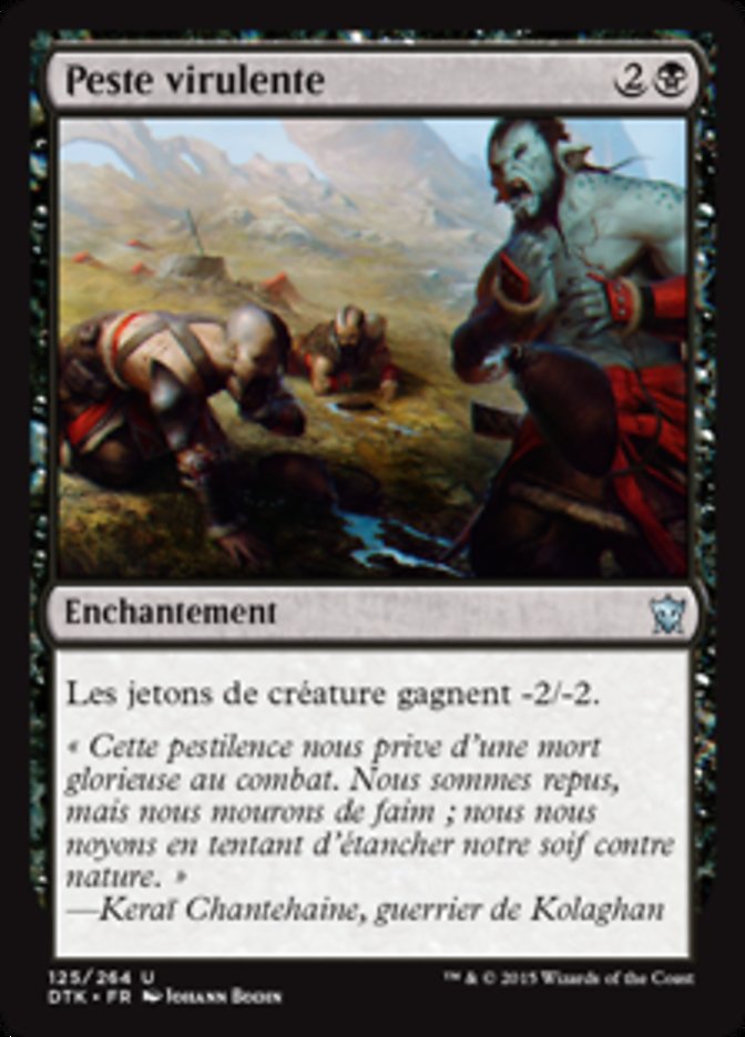 image Peste virulente