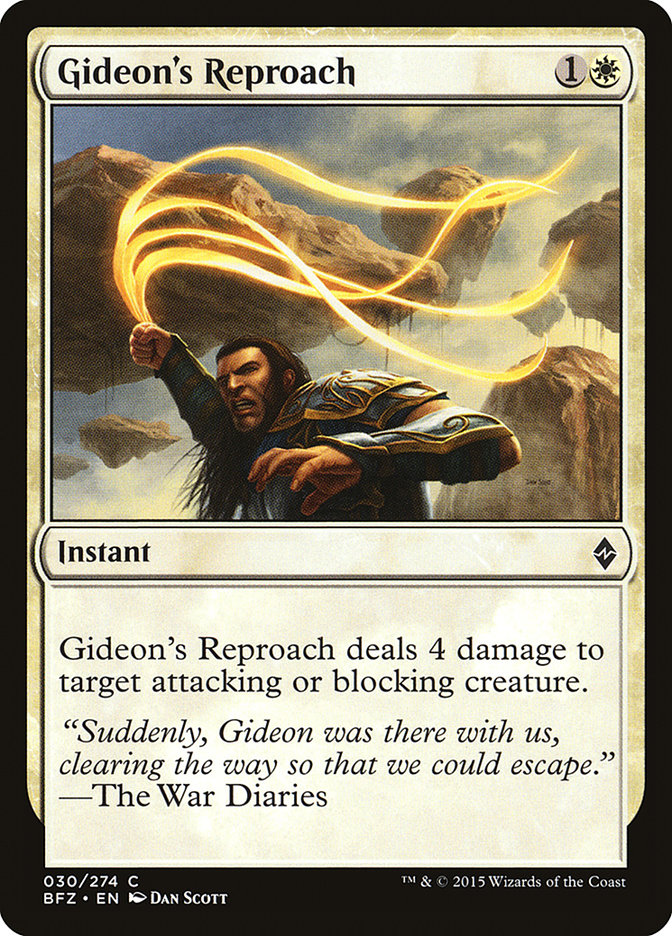 image Gideon's Reproach