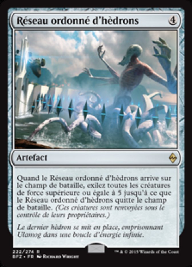 image Réseau ordonné d'hèdrons