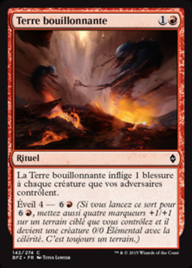 image Terre bouillonnante