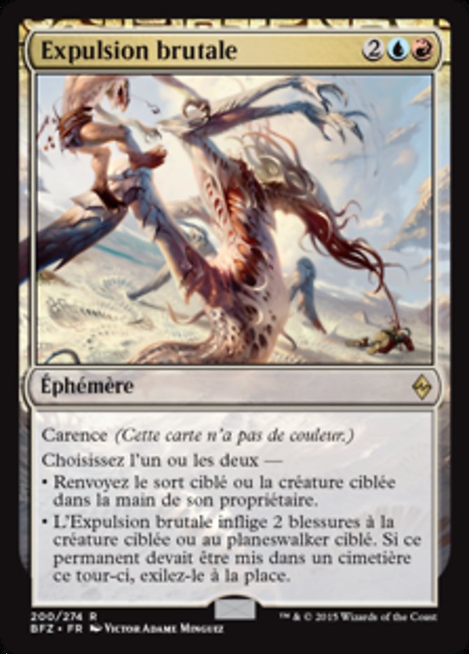 image Expulsion brutale