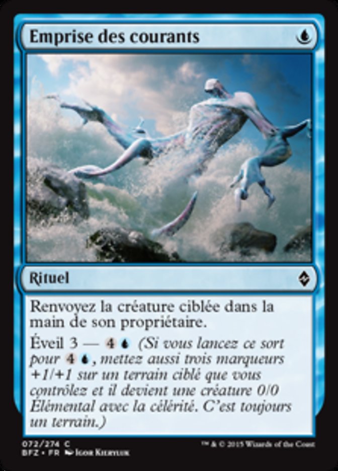 image Emprise des courants