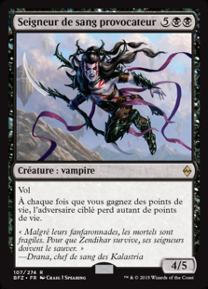 image Seigneur de sang provocateur