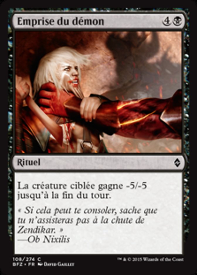 image Emprise du démon