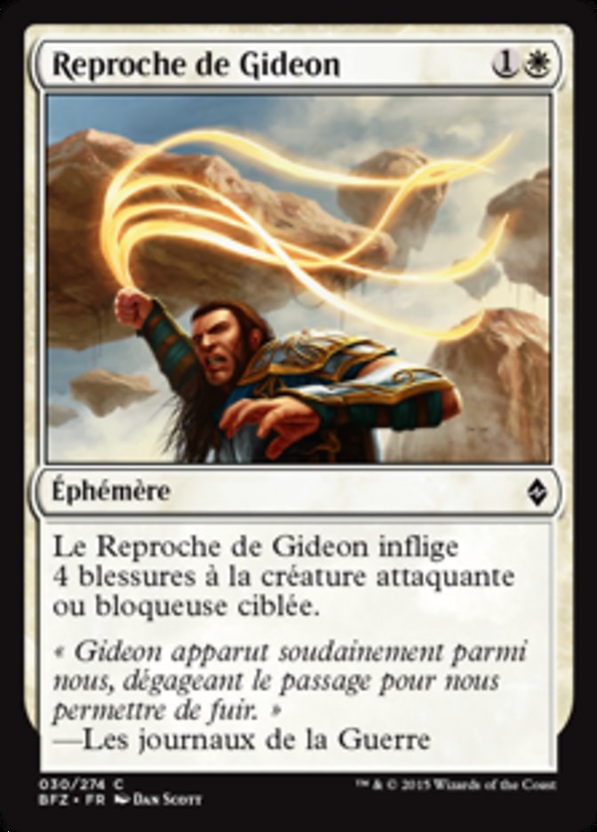 image Reproche de Gideon