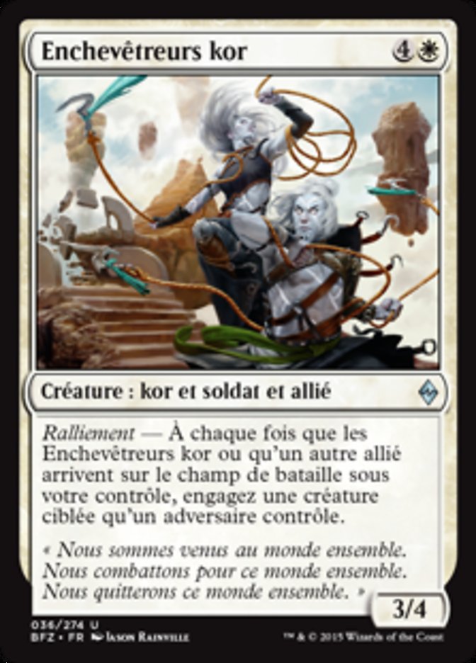 image Enchevêtreurs kor