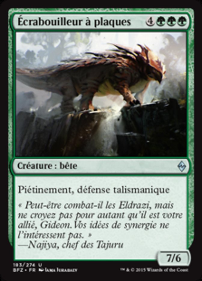 image Écrabouilleur à plaques