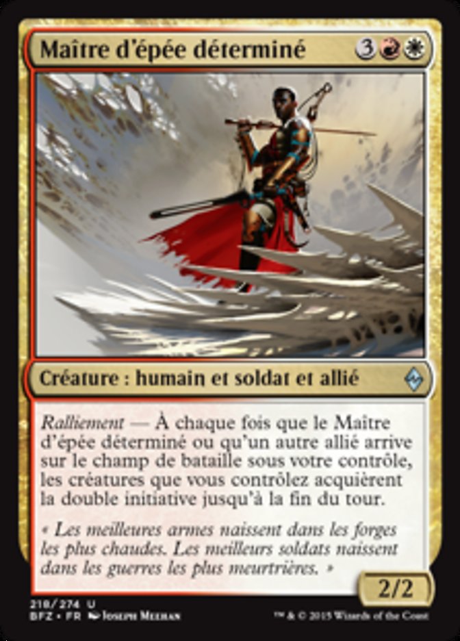 image Maître d'épée déterminé