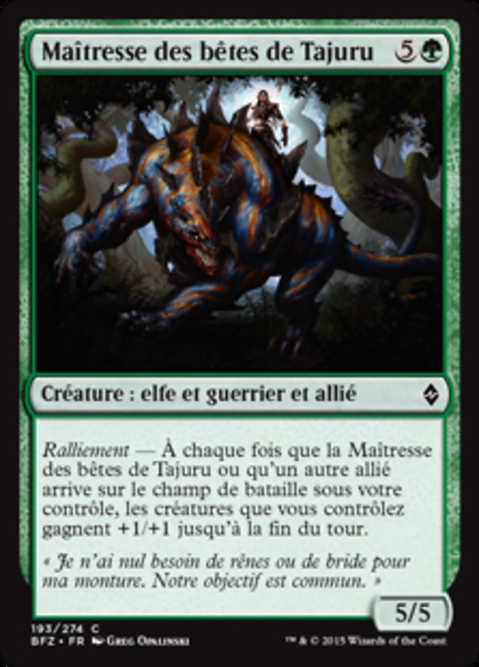 image Maîtresse des bêtes de Tajuru