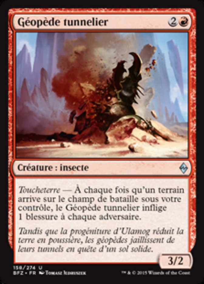 image Géopède tunnelier