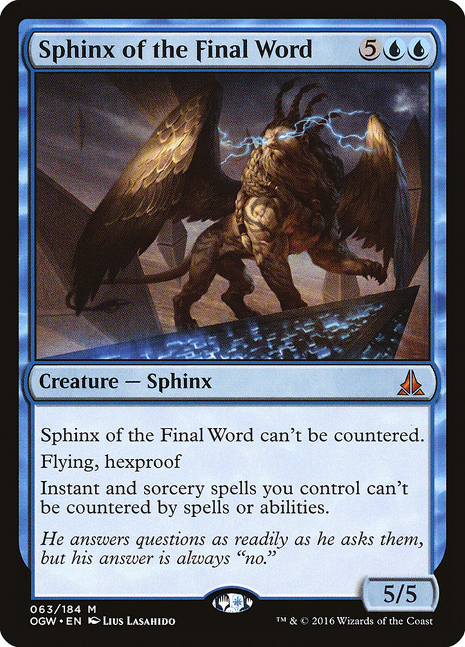 image Sphinx of the Final Word