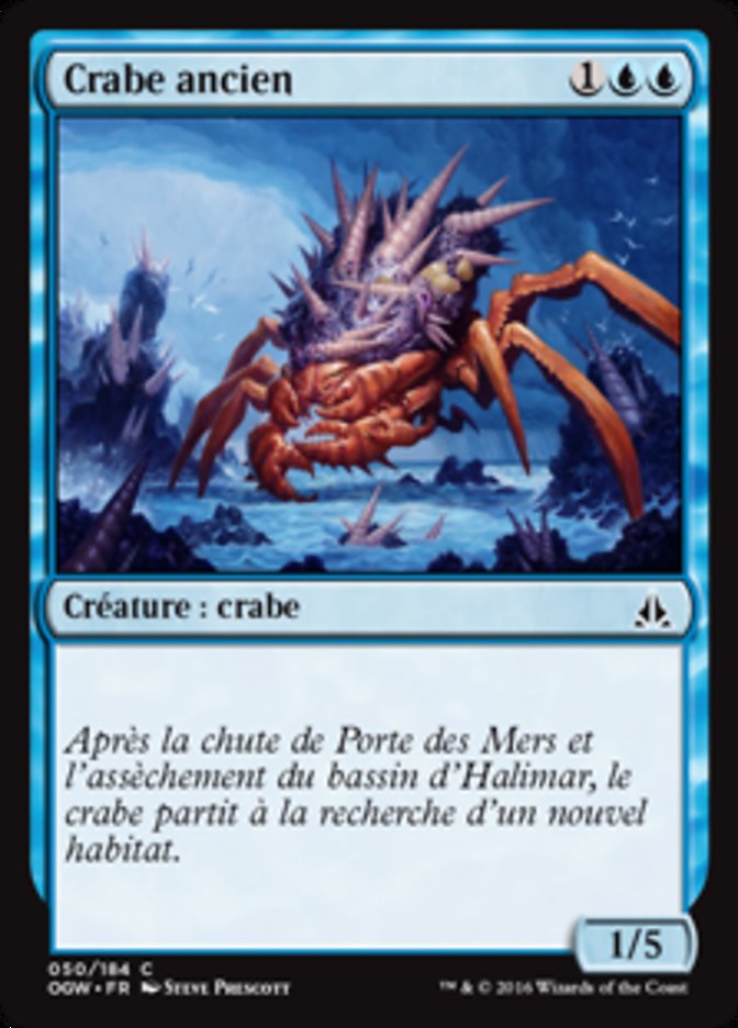 image Crabe ancien