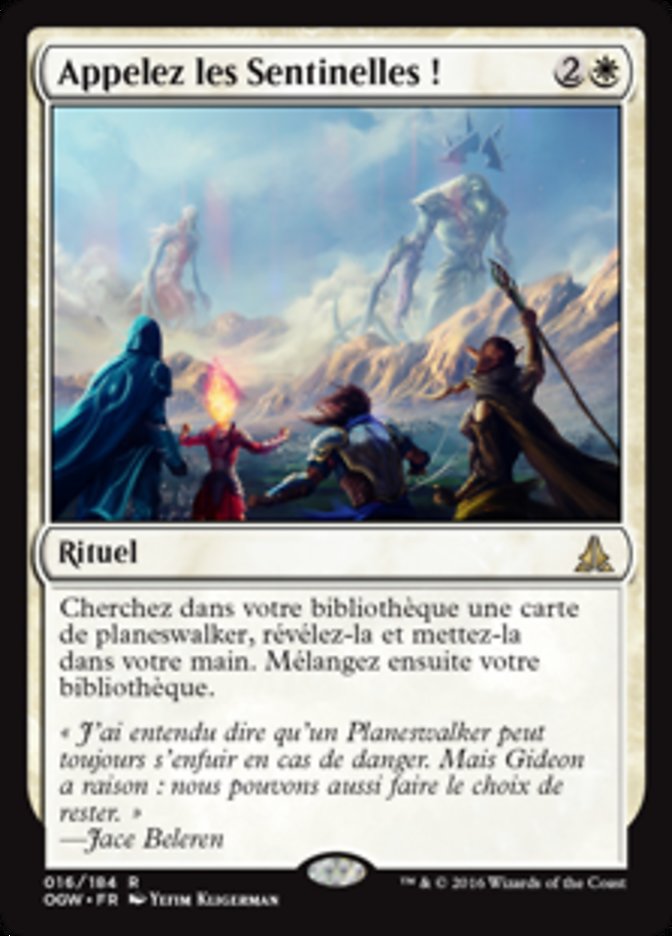 image Appelez les Sentinelles !
