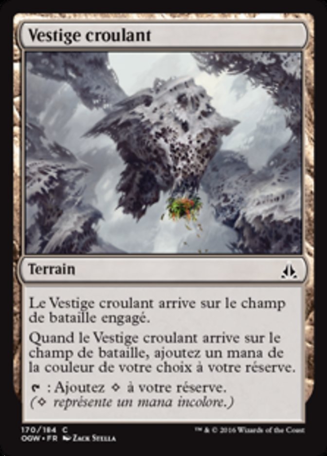 image Vestige croulant