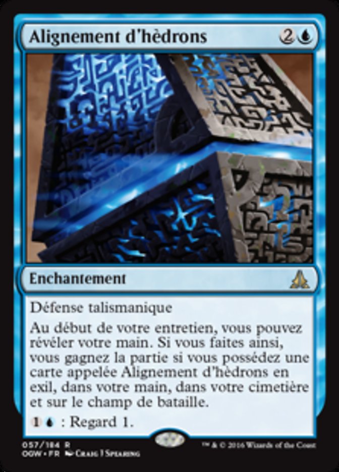 image Alignement d'hèdrons