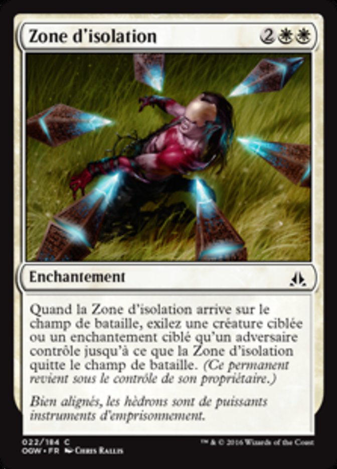 image Zone d'isolation