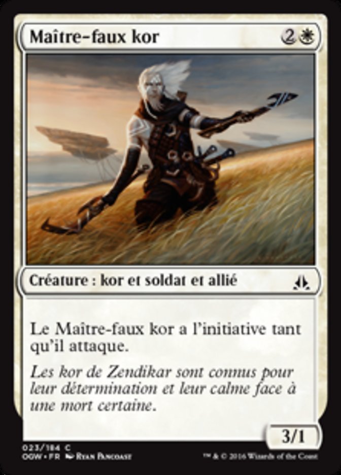 image Maître-faux kor