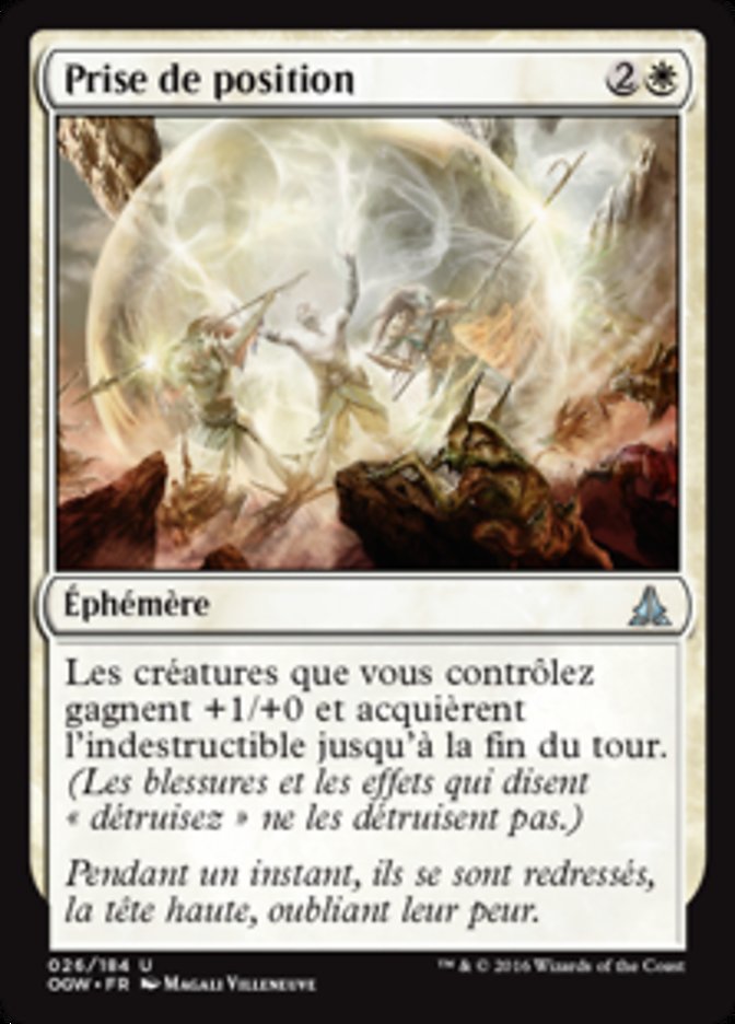 image Prise de position