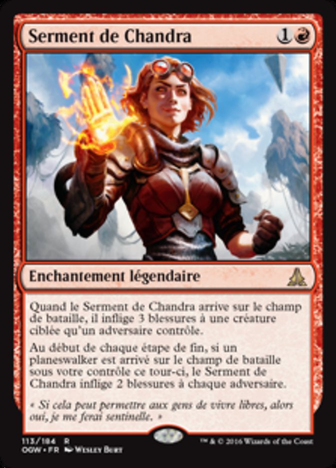 image Serment de Chandra