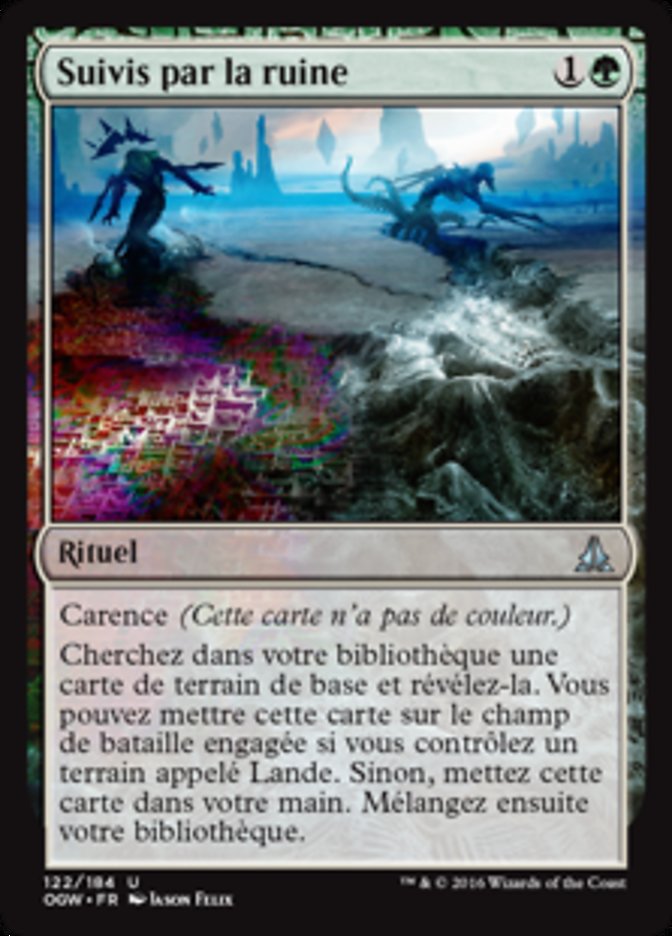 image Suivis par la ruine