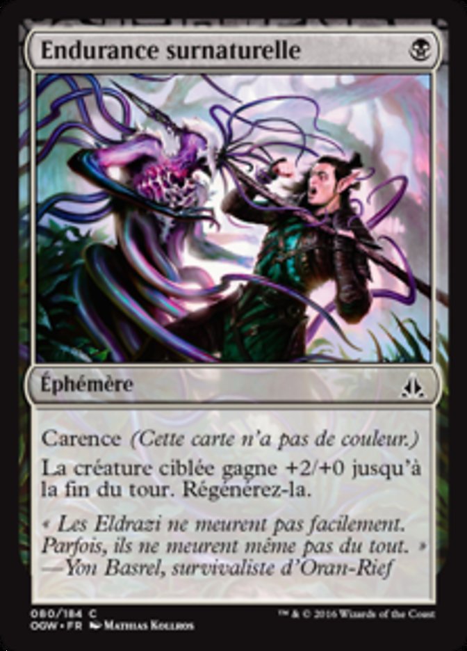 image Endurance surnaturelle