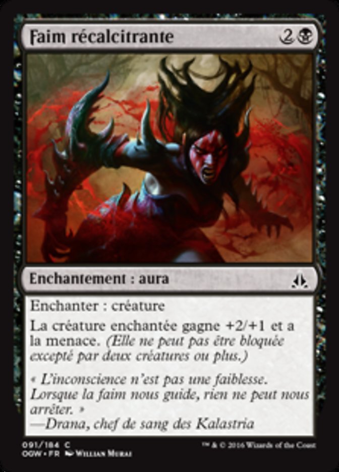 image Faim récalcitrante