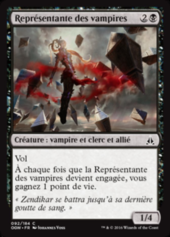 image Représentante des vampires