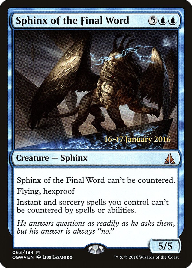 image Sphinx of the Final Word