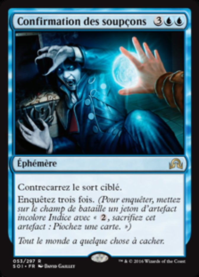 image Confirmation des soupçons