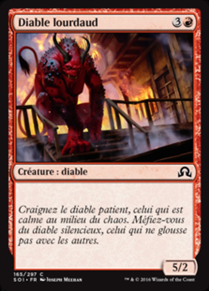 image Diable lourdaud