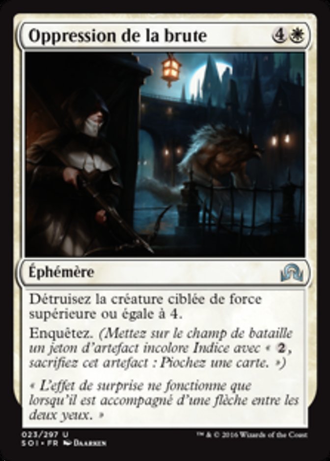 image Oppression de la brute