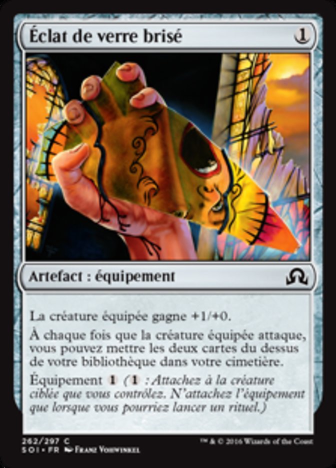 image Éclat de verre brisé