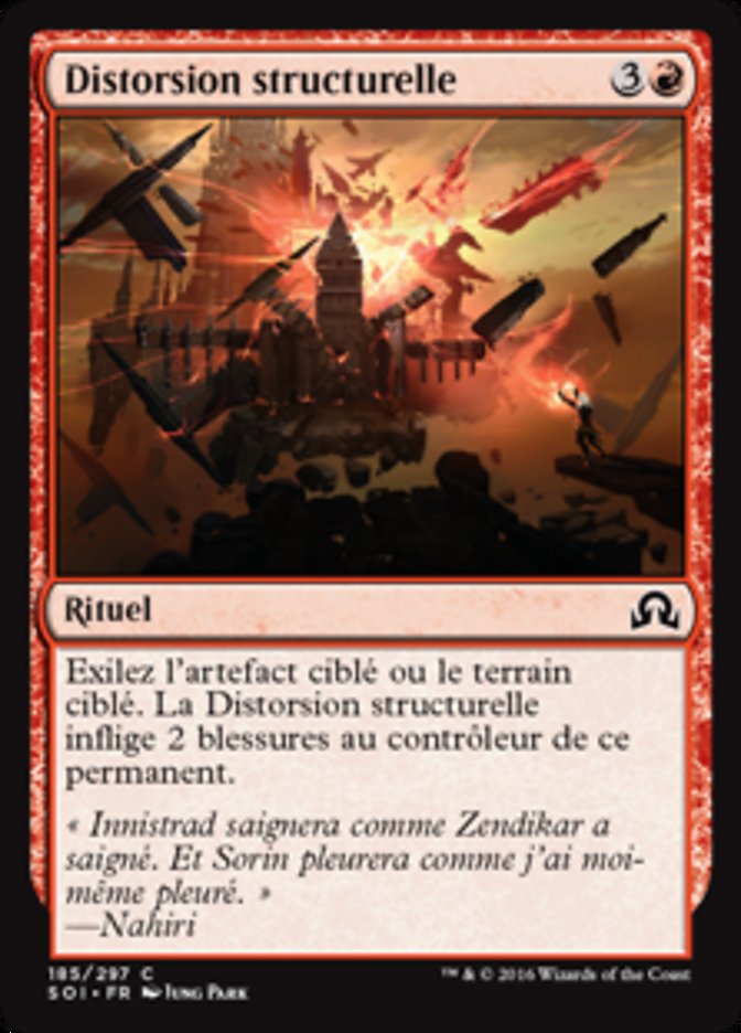 image Distorsion structurelle