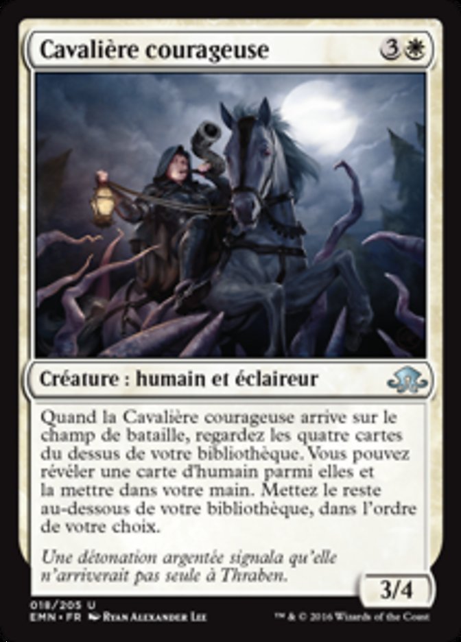 image Cavalière courageuse