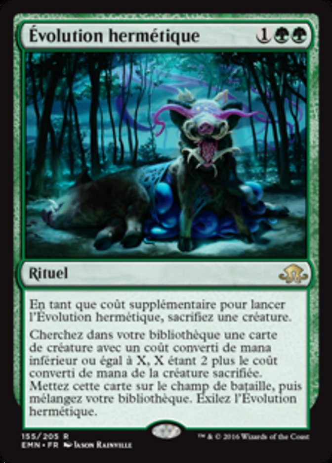 image Évolution hermétique