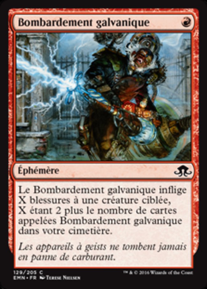 image Bombardement galvanique