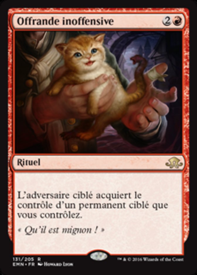 image Offrande inoffensive