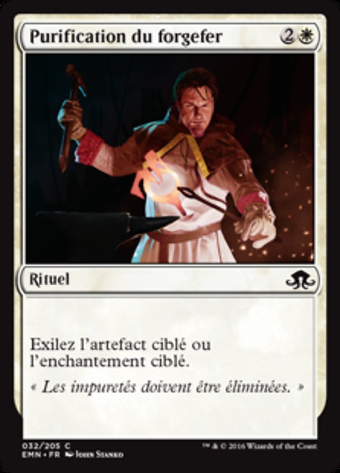 image Purification du forgefer