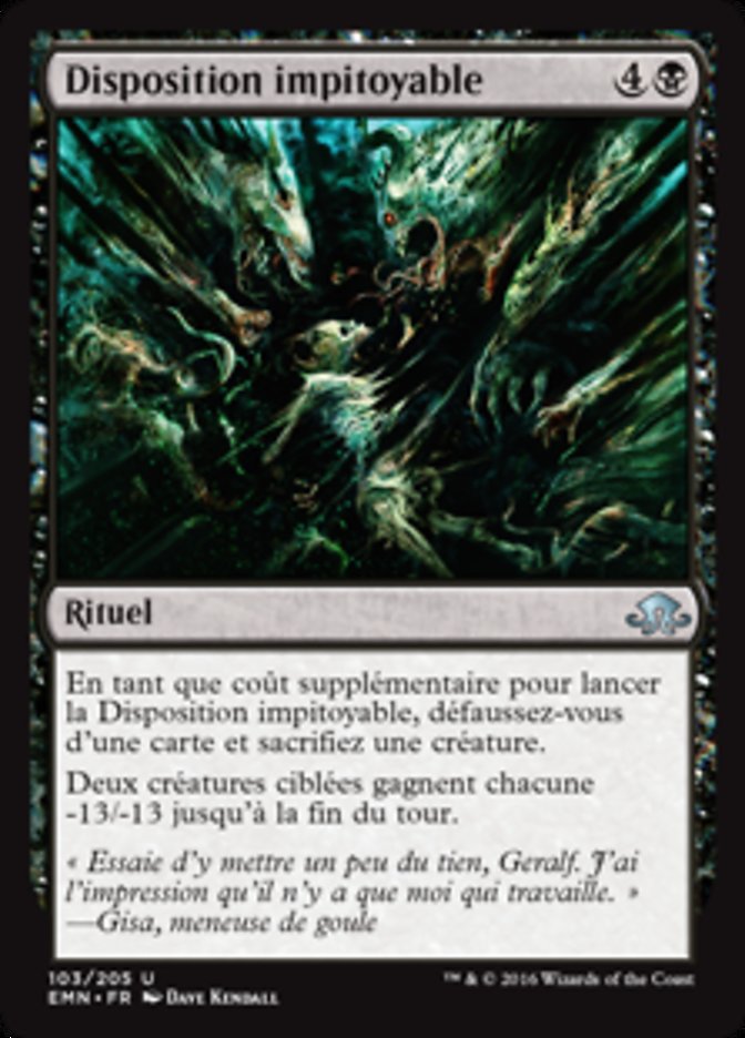 image Disposition impitoyable