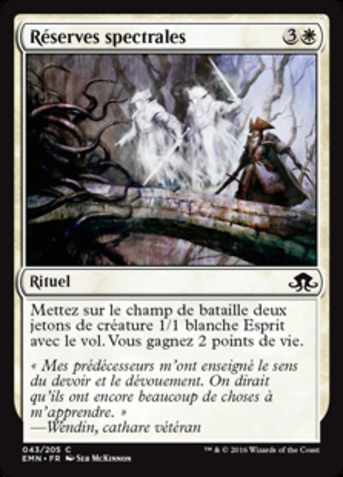 image Réserves spectrales