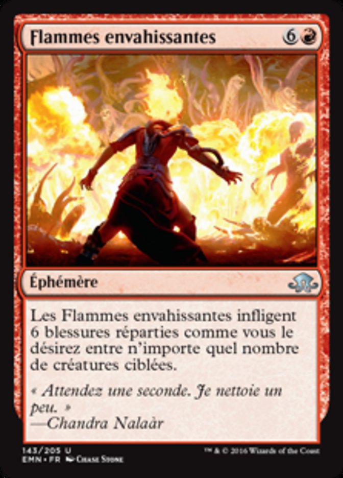 image Flammes envahissantes