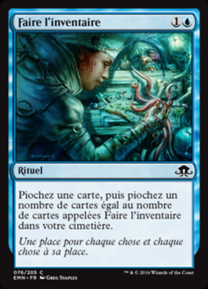 image Faire l'inventaire