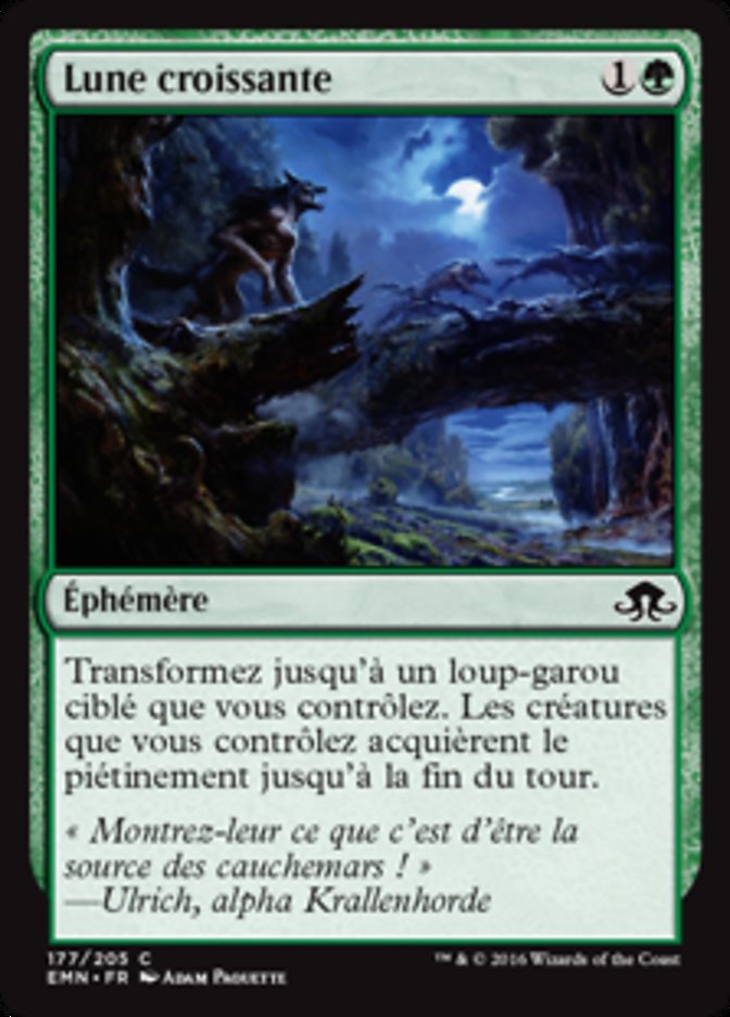 image Lune croissante