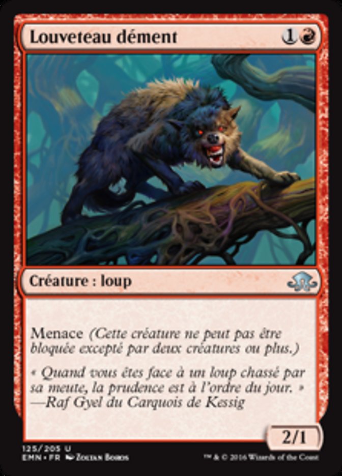 image Louveteau dément