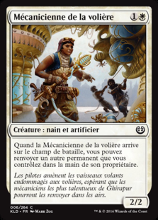 image Mécanicienne de la volière