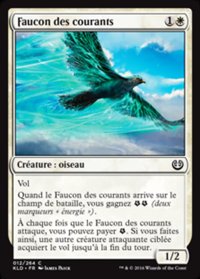 image Faucon des courants