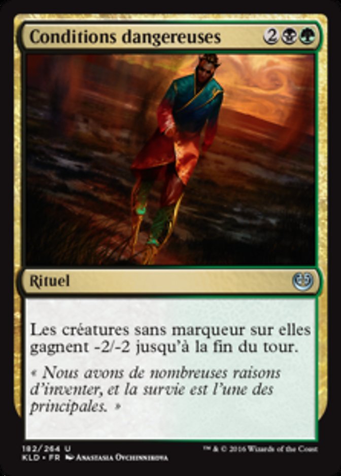 image Conditions dangereuses