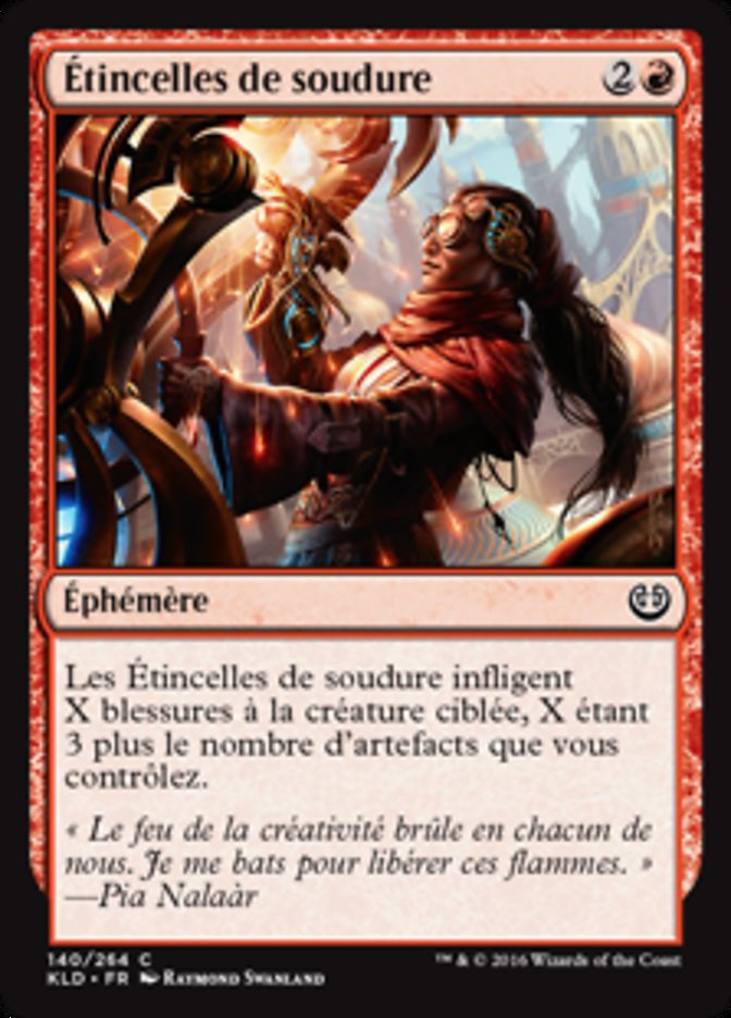 image Étincelles de soudure