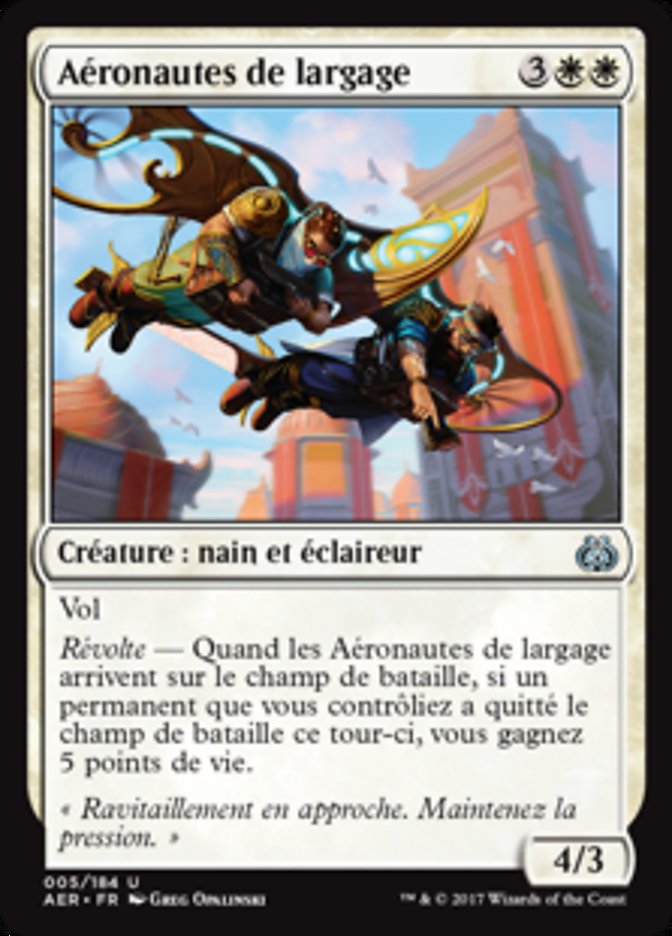 image Aéronautes de largage