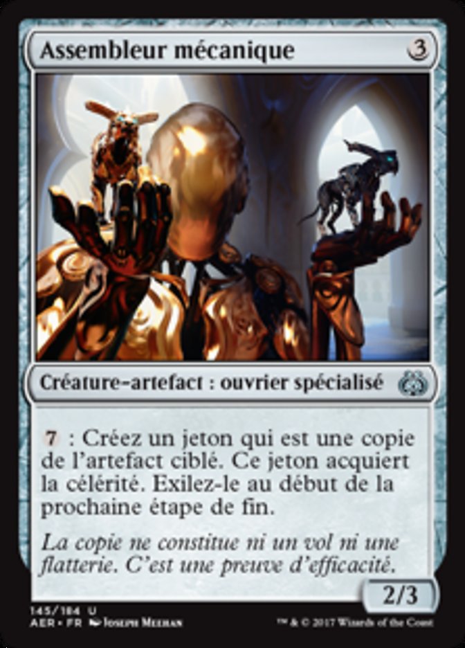 image Assembleur mécanique